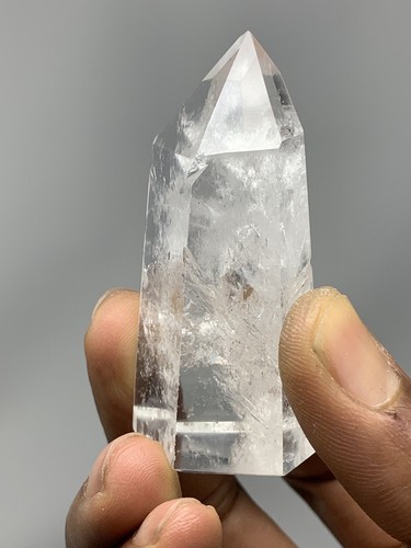 Clear Quartz Polished Tower Point 2.3oz Brazil Reiki Crystal S6 - Picture 2 of 12