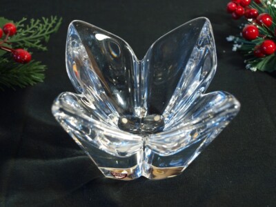 Glasschale »Lotus Violet«   Lars Hellsten   Orrefors Schweden