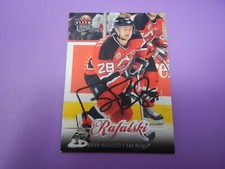 2007-08 Fleer Ultra Hockey Brian Rafalski Red Wings #80 Auto
