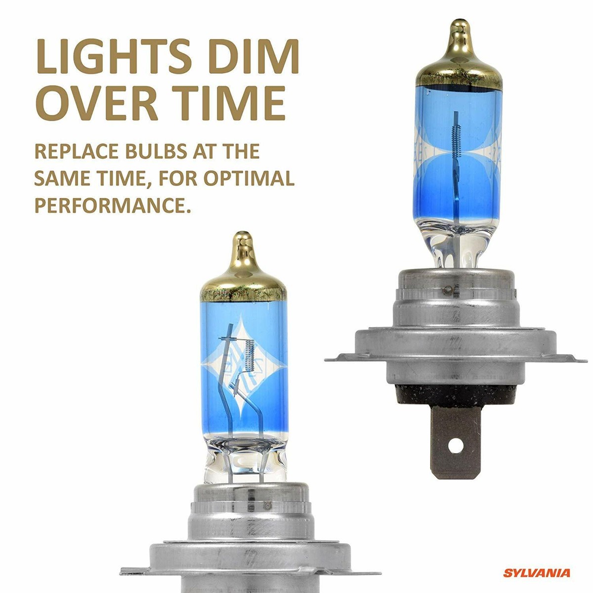 Sylvania Silverstar ZXE Gold H7 55W Two Bulbs Head Light Sylvania Silverstar ZXE Gold H7 55W Two Bulbs Head Light