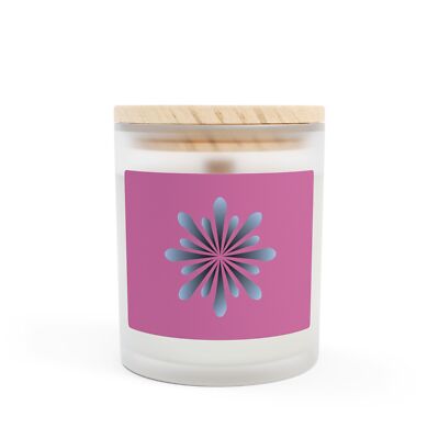 Pastel Bloom Candle, Boho Home Decor, Relaxing Gift, Aromatherapy, Birthday,