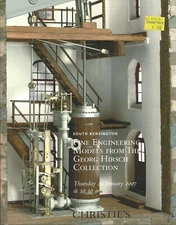 CHRISTIE’S ENGINEERING MODELS STEAM ENGINES TRAINS LOCOMOTIVES Hirsch Coll Catal