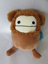 Kellytoy Squishmallow Benny The Brown Bigfoot Fantasy Squad 8" Soft Plush Toy