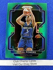 2022 #29 Aerial Powers WNBA Panini Prizm Basketball Green Prizm Lynx