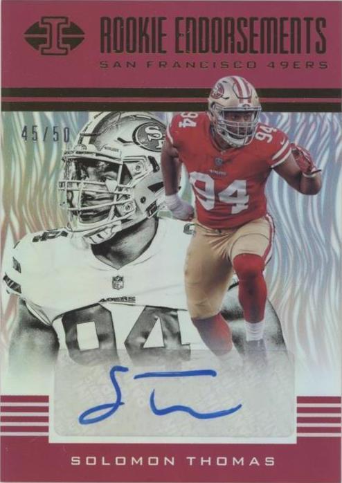 2017 Panini Illusions Solomon Thomas #RE-ST - 1 of 2