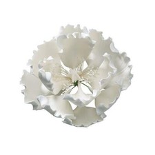 Cake Topper Decoration Gumpaste Peony White 4" Sugarcraft Flower