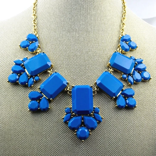 NWT Kate Spade Daylight Jewels Ocean Blue Statement Necklace eBay