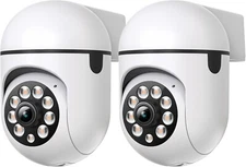 2 -Wireless WiFi Security Camera System Home Night Vision 1080P HD Plug and Play