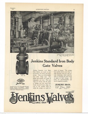 1920 Jenkins Bros. Co. Ad: Ambassador Hotel- Atlantic City, New Jersey Pump Room