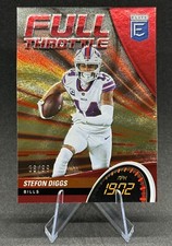 2022 Panini Donruss Elite Football Stefon Diggs Full Throttle Red 36/99 Bills 