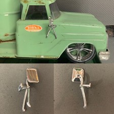 Tonka 2 Side View Mirrors. Chrome Painted. Truck Not Included.