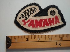 70S YAMAHA MOTORCYCLE CC RPM MOTOCROSS BIKER RIDER PATCH CREST RACING