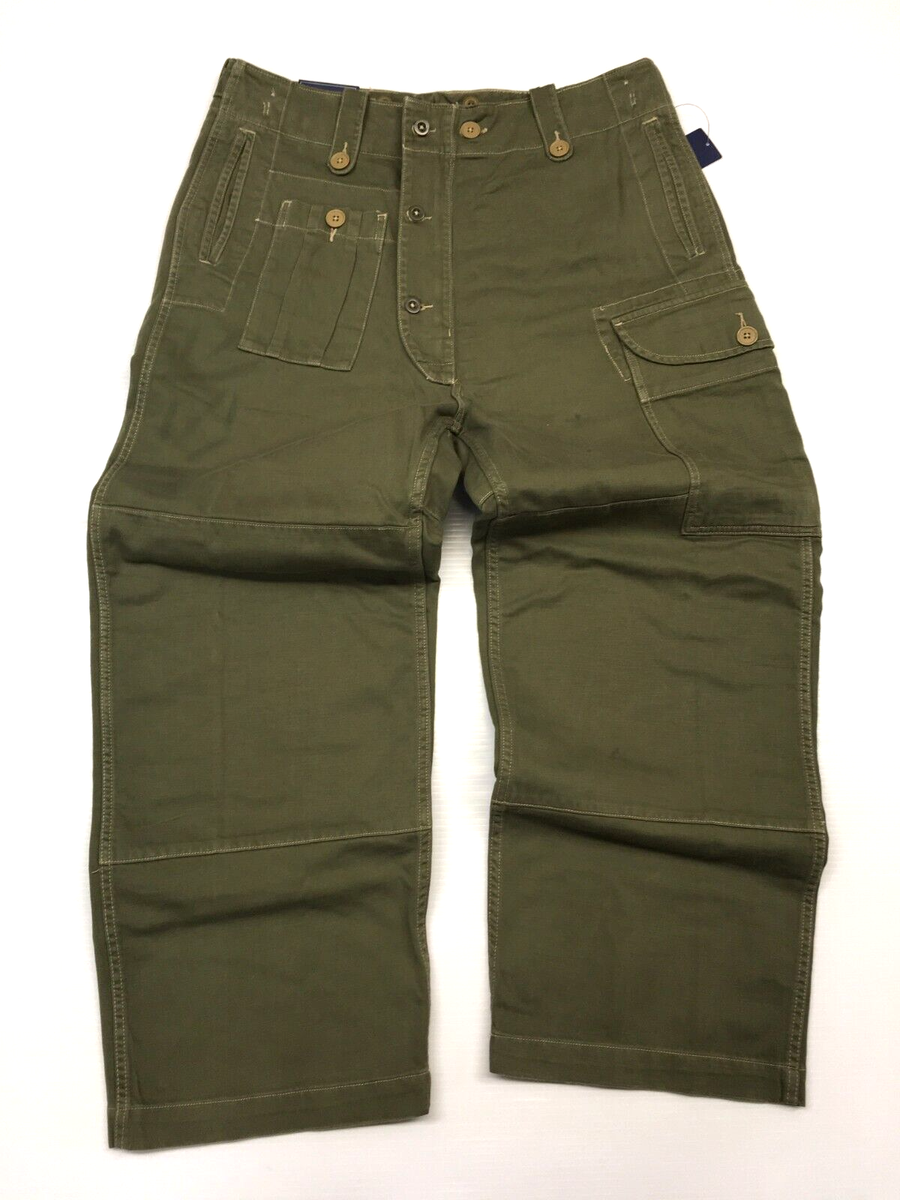 パンツ Polo Jeans Brown Military Cargo Pants Vintage Polo Ralph Lauren Cargo Pants 40x30 Brown Distressed