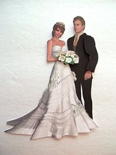 3D- U Pick - WP3 Wedding Bride Groom Couple Married Scrapbook Card Embellishment