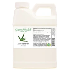 16 fl oz Aloe Vera Carrier Oil (100% Pure & Natural) Plastic Jug