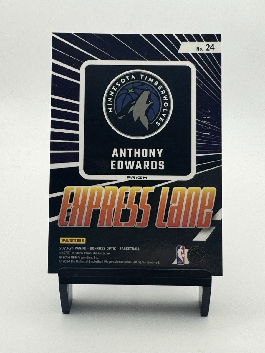 INORANESPエドワーズ Buy 2023-24 Panini Donruss Optic - Express Lane Anthony Edwards