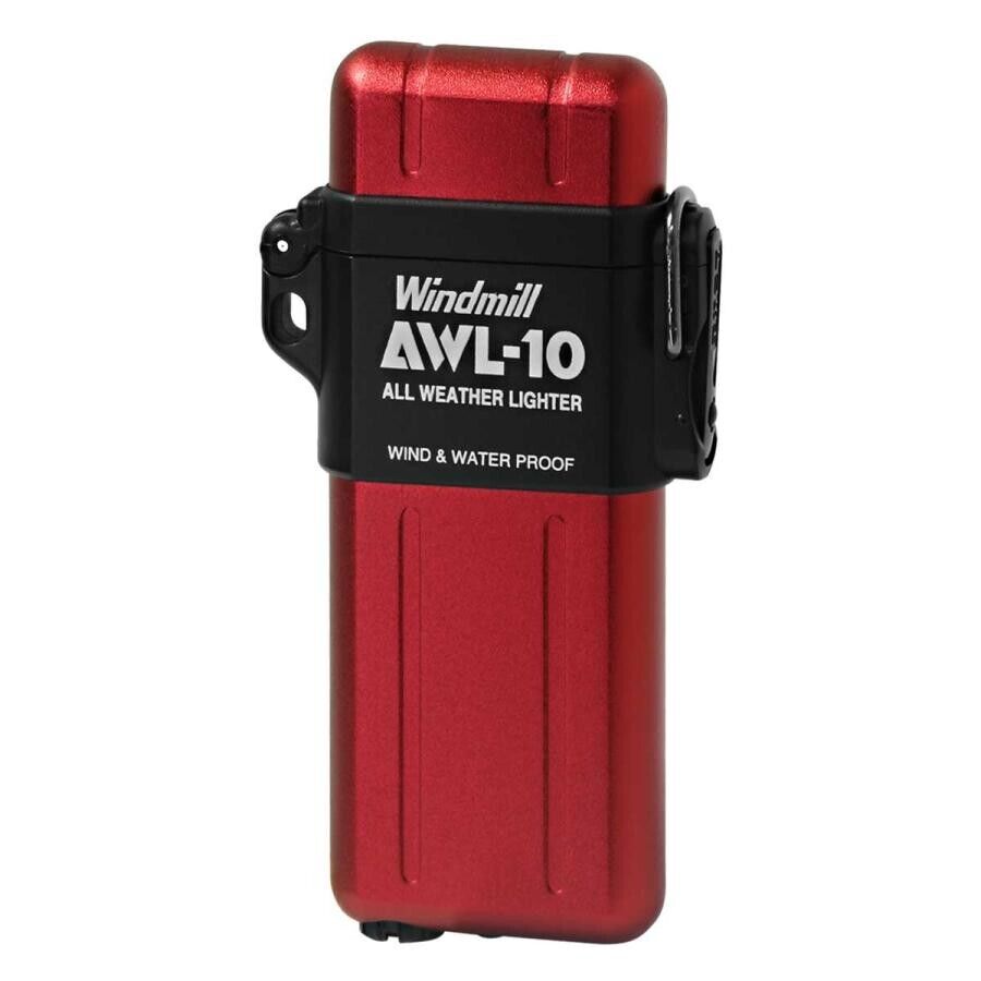 WINDMILL Lighter AWL-10 Red Turbo Waterproof and Windproof WINDMILL Lighter AWL-10 Red Turbo Waterproof and Windproof