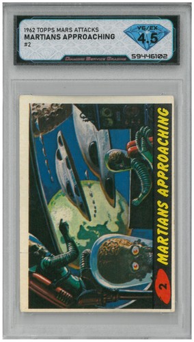 1962 Topps Mars Attacks #2 Martians Approaching — Raw