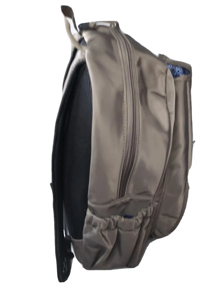 Теннисный рюкзак Hadaki экологичный веганский рюкзак серо-коричневая сумка розничная цена 99 долл. США - Изображение 4 из 4