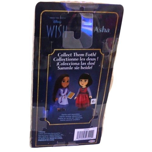 Muñeca Pequeña Disney Wish Asha 6" NUEVA Con Caja Coleccionable Walt Disney - Imagen 3 de 3