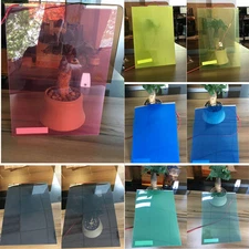 PDLC Piece 21x29.7cm Smart Film Glass Switchable Glass Electrochromic 6 Colors