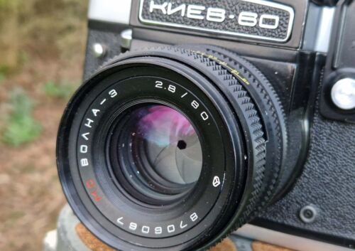 Kiev 60 camera Volna 3 80 mm f 2.8 - Picture 6 of 8