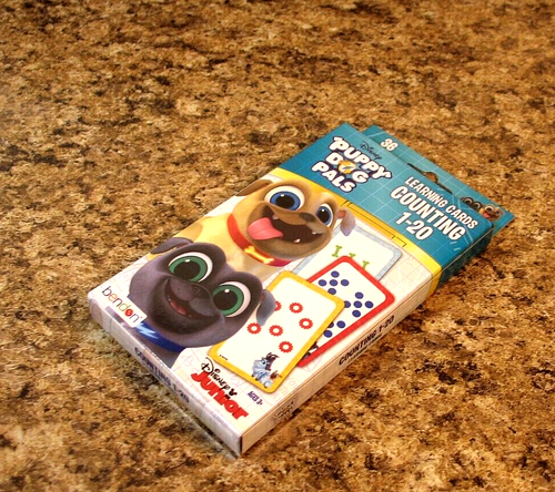 Disney Puppy Dog Pals Counting 1-20 Number Flash Learning Cards NEW - Picture 3 of 3