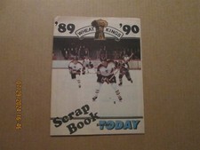 WHL Brandon Wheat Kings Vintage Circa 1989-90 Team Logo Hockey Scrap Book