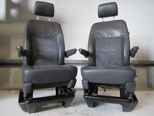 VW T5 7H Multivan Leder Alkantara Fahrersitz & Beifahrersitz Sitz Sitze Original