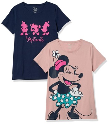 Amazon Essentials Disney Women's short sleeve Plus size T-shirt. pack of 2