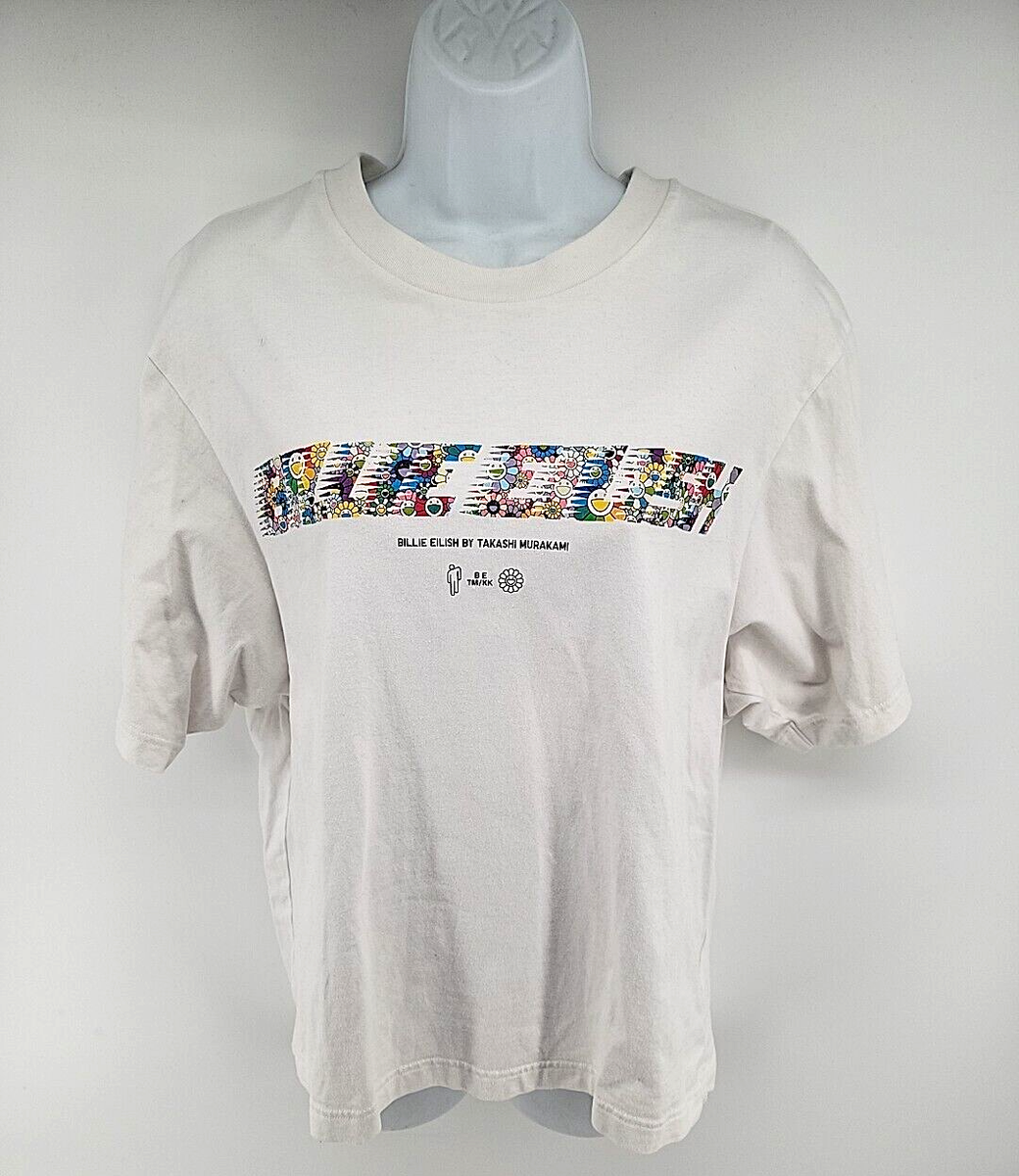 Billie Eilish X Takashi Murakami Uniqlo Graphic Logo Tee T-Shirt
