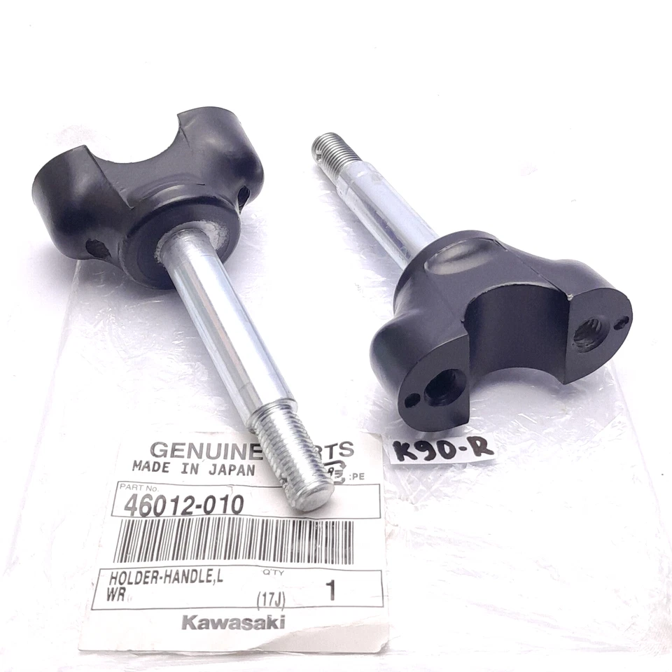Soporte de manillar inferior 2 piezas Kawasaki H1 H2 S1 S2 S3 KH KX KZ KDX P/N 46012-010 Foto 2 de 4
