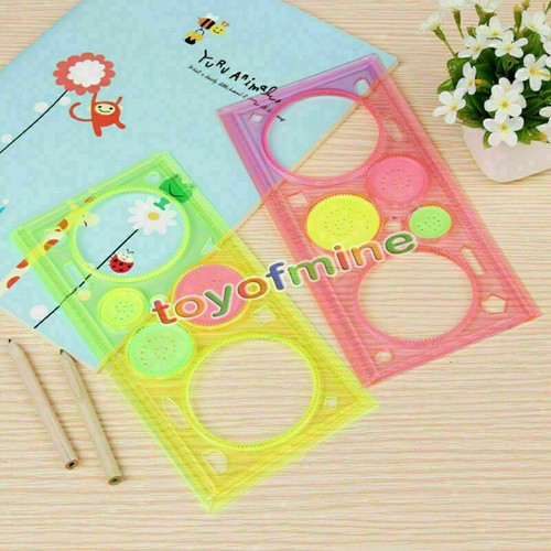 Classic spirograph Design Early Learning Creative Educational Toy Drawing Ruler - Picture 2 of 4