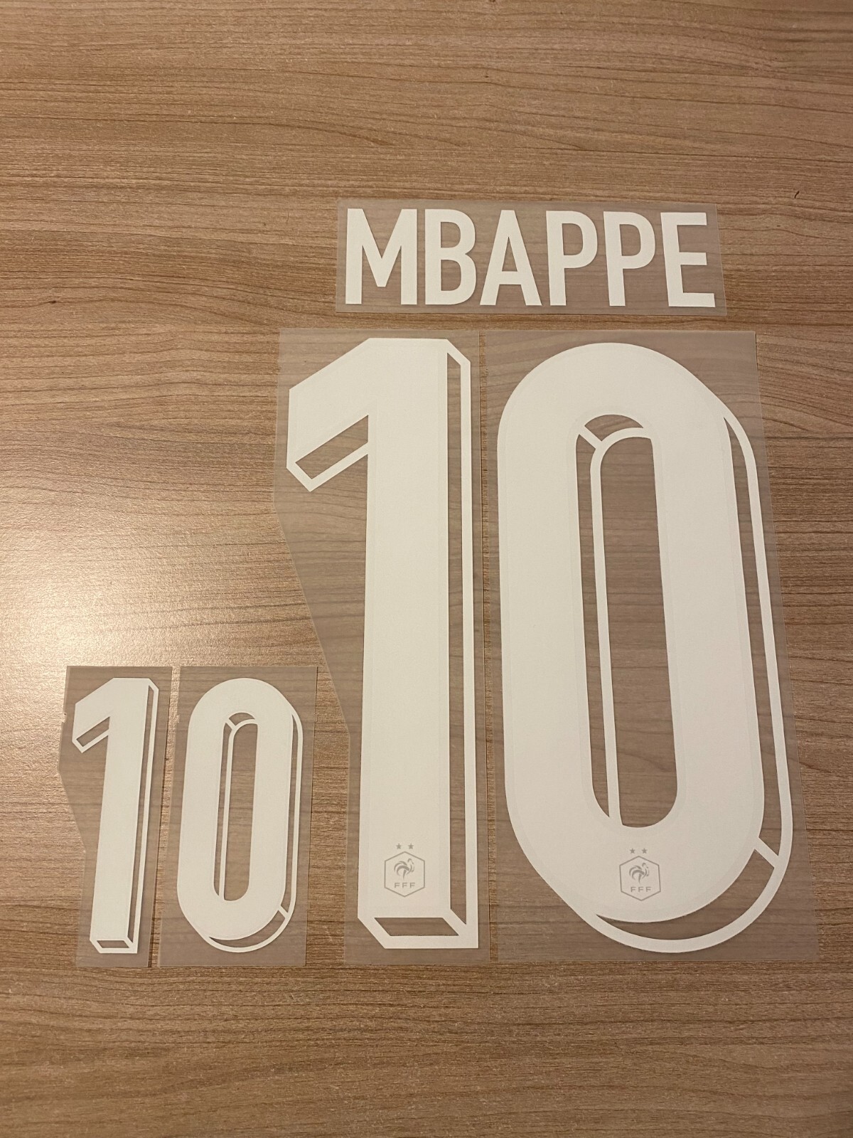 Flocage MBAPPE N°10 Euro 2024 pour Réparer ou Personnaliser un Maillot