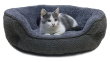 Small Dog Bed for Small Dogs Cat Beds for Indoor Cats Cute Round Dog Bed Wash