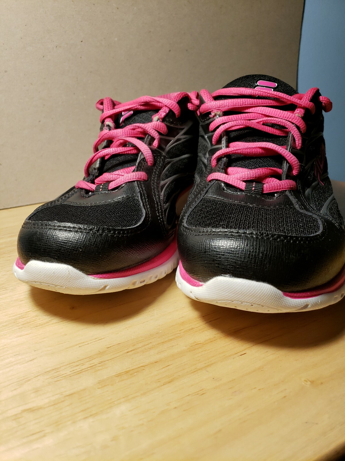 Fila Hyper Split 3 Black/Pink/Silver Running Shoe… - image 2