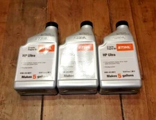 STIHL (3) 5 Gal HP Ultra 2-Cycle SYNTHETIC Engine Mix Oil 12.8 fl oz Genuine OEM