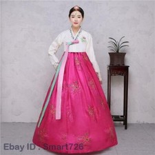 Hanbok Dress Korean Traditional Dresses National Costumes Women kimono Size S-XL