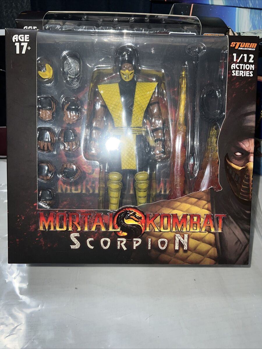 Storm Collectibles 1/12 Mortal Kombat SCORPION MK1/MK2 Mask Storm Collectibles 1/12 Mortal Kombat SCORPION MK1/MK2 Mask