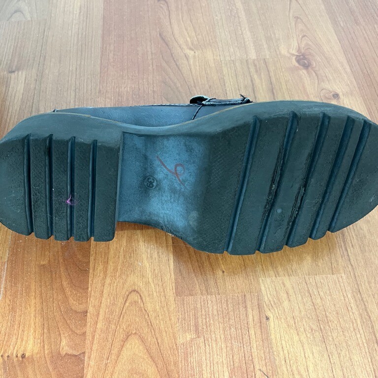 Free People Decker Platform size 39 Grunge Chunky Shoe eBay