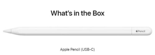 Apple Pencil (usb-c) MUWA3AM A3085 - Low Latency Stylus For Ipad Pro 11" & 12.9" - Picture 4 of 8