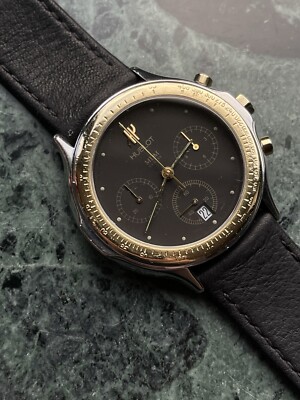  *WEIHNACHTSANGEBOT* Hublot MDM Geneve Chronograph 18K Gold / Stahl Quarz 36mm