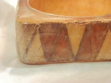 WOW Showy Large Chunky Wooden Vintage 1970's Very COOOL Unique Bracelet 684my9