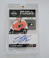 2011-12 Panini Limited Claude Giroux Tim Kerr BACK TO THE FUTURE AUTO #/25