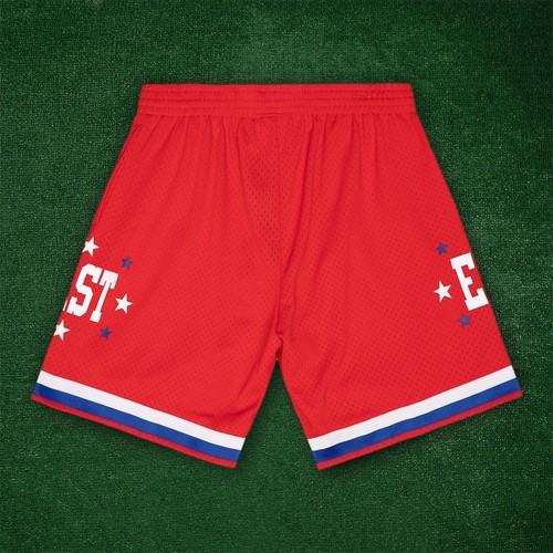 1983 NBA All Star East Conference Men's Red Swingman Shorts - Picture 2 of 3