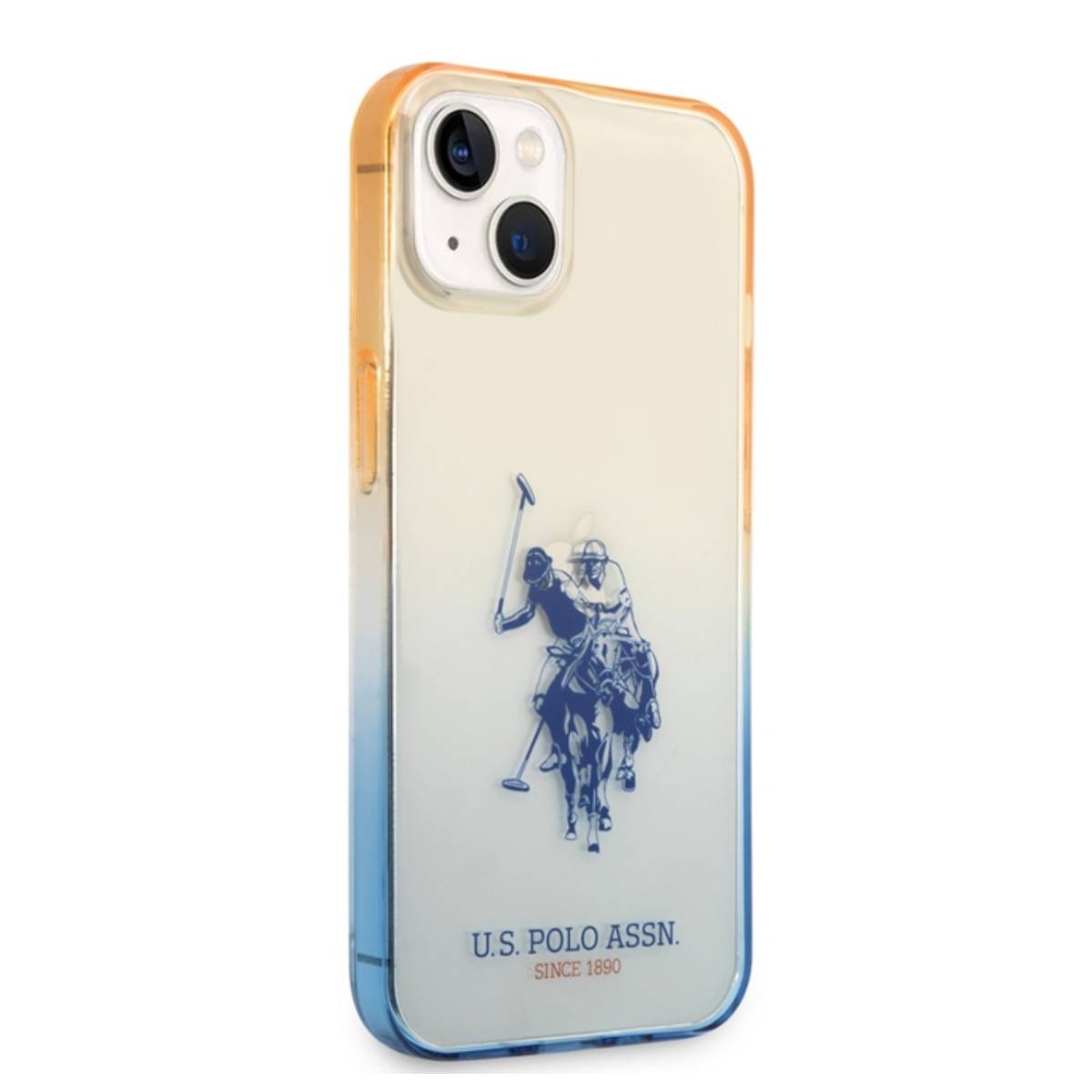 Coque iPhone 14 U.S. Polo bleu, l'accessoire chic pour vos déplacements