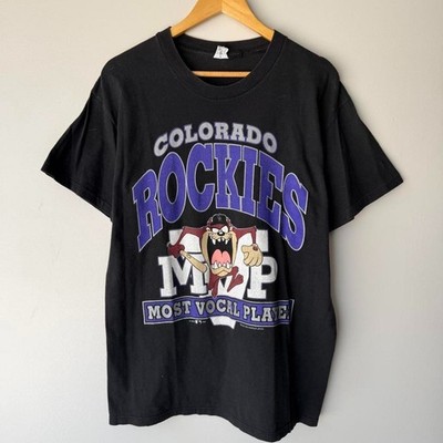 Colorado Rockies Taz Most Vocal Player black shirt VK16058