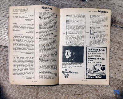 TV Guide - May 1965 (no cover) Interesting to See The Old TV Shows