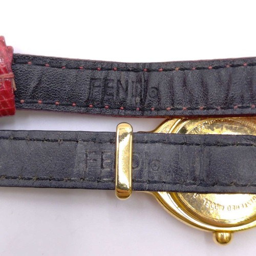 FENDI Quartz Watch 640L Chameleon Change Belt Black Working W/Replacement belt - Picture 13 of 16