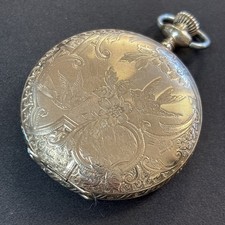 1918 Elgin Pocket Watch Grade 301 Model 2 12s 17j Hunter Case GF KEEPS TIME